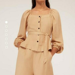 Oysho Linen shirt with buttons